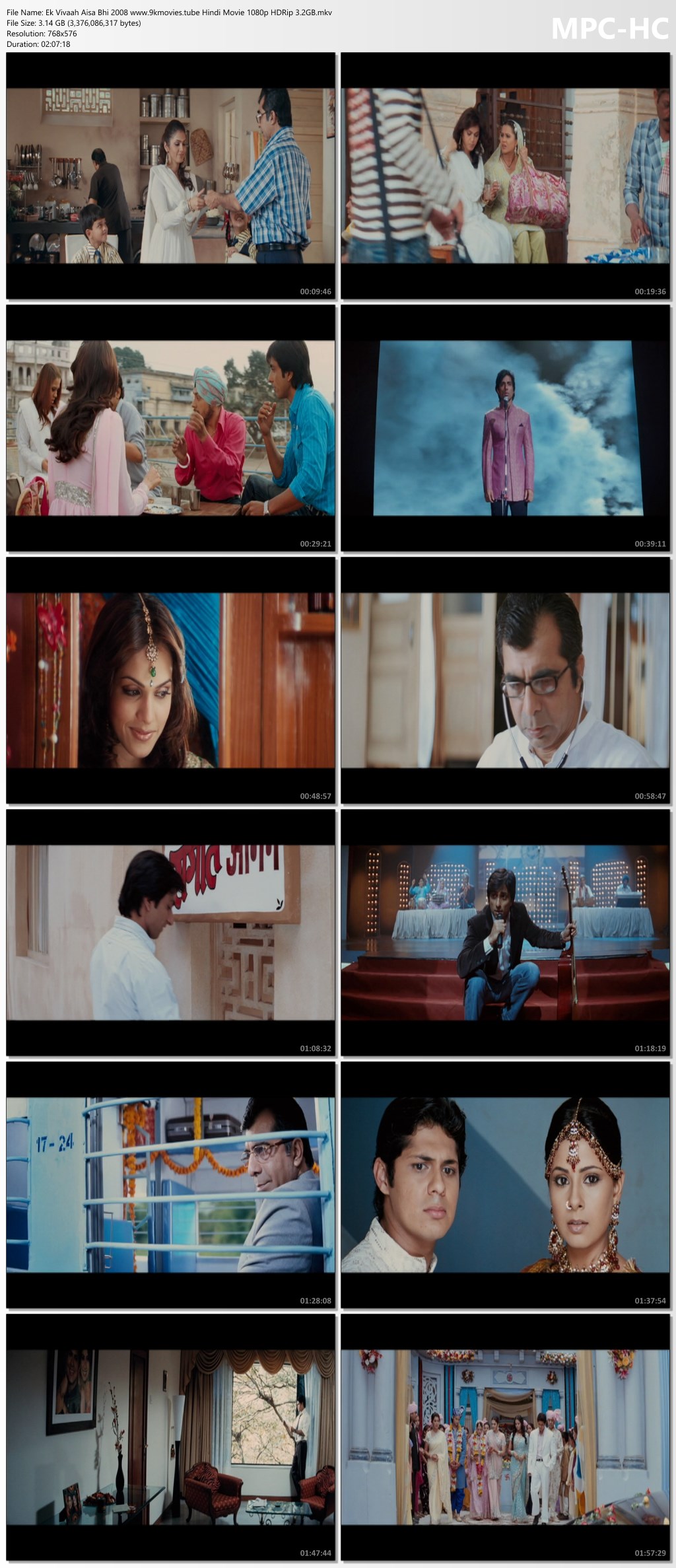 Ek Vivaah Aisa Bhi 2008 www.9kmovies.tube Hindi Movie 1080p HDRip 3.2GB.mkv thumbs