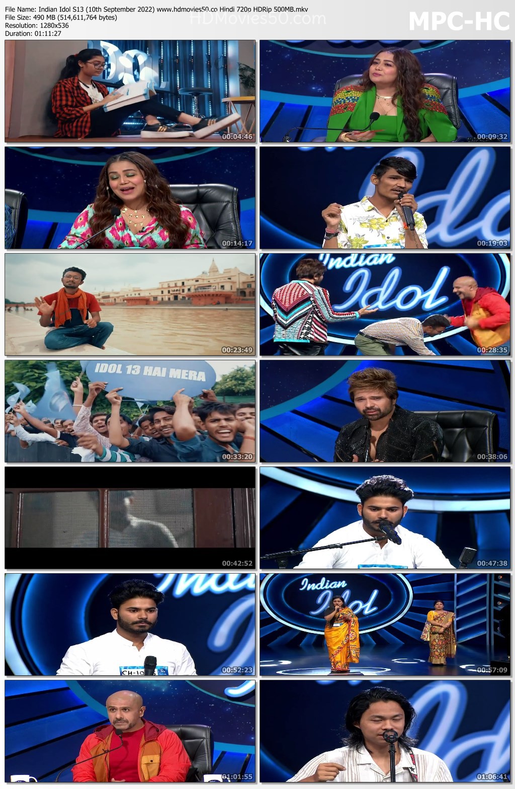 Indian Idol S13 10th September 2022 www.hdmovies50.co Hindi 720p HDRip 500MB.mkv thumbs