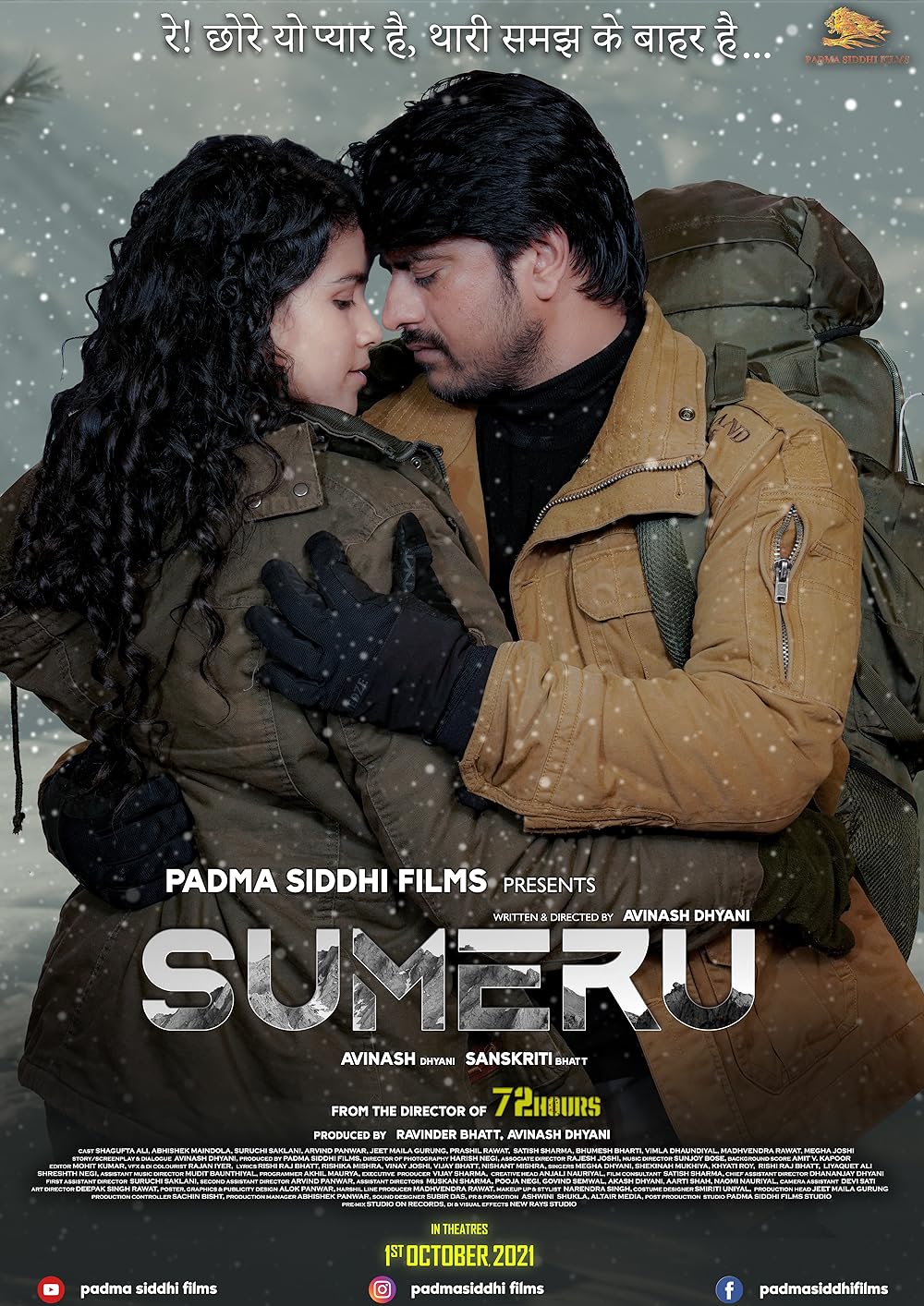 Download Sumeru 2021 Hindi 1080p HDRip ESub 2.3GB