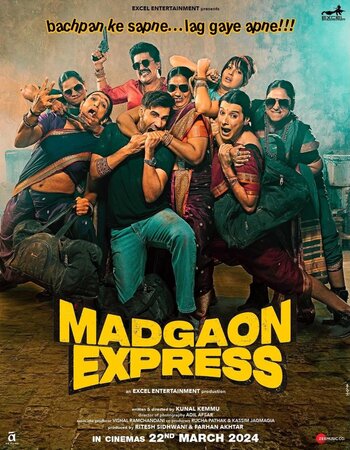 Madgaon Express 2024 Hindi (ORG) HDRip 720p – 480p – 1080p