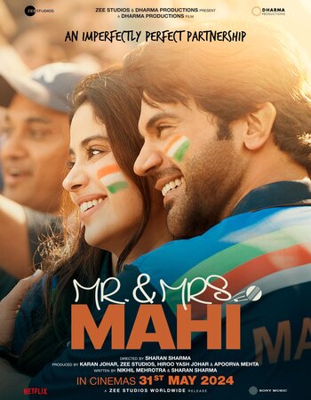 Mr. & Mrs. Mahi 2024 Hindi Pre-DVDRip 720p – 480p – 1080p